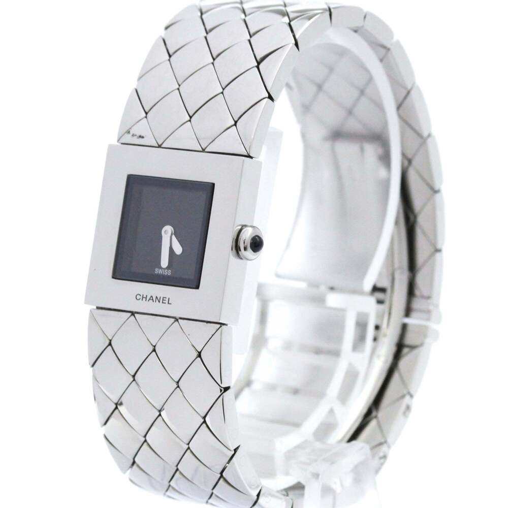 Chanel Matelasse Quartz Stainless Steel 19